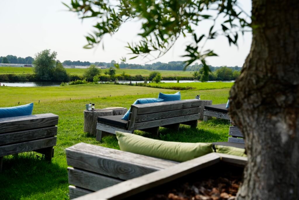 Prachtig uitzicht over landschap of omgeving, gefotografeerd voor website en promotie