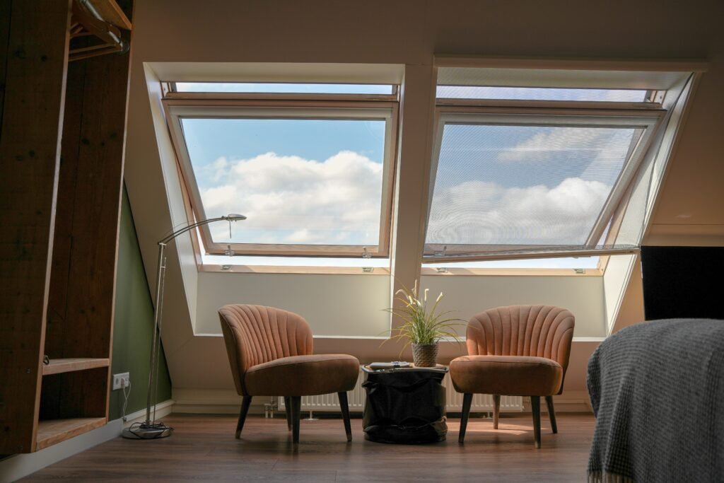 Overzicht van de B&B kamers verbonden aan het restaurant